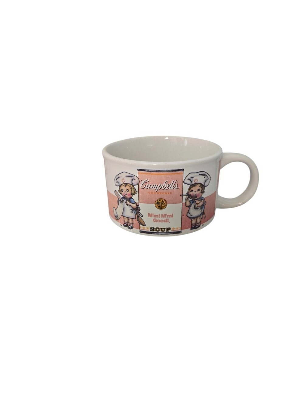 Campbell's Pink Soup Mug with Chef Kids Design